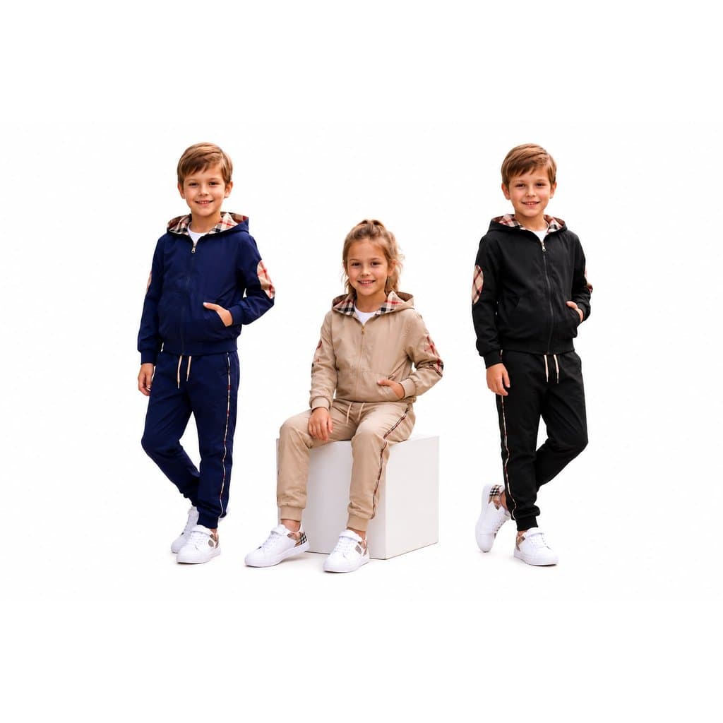 Conjunto Infantil Jaqueta Calça  - Tamanho 2 ao 16 - Confortável,  Proteção, Capuz, Impotado