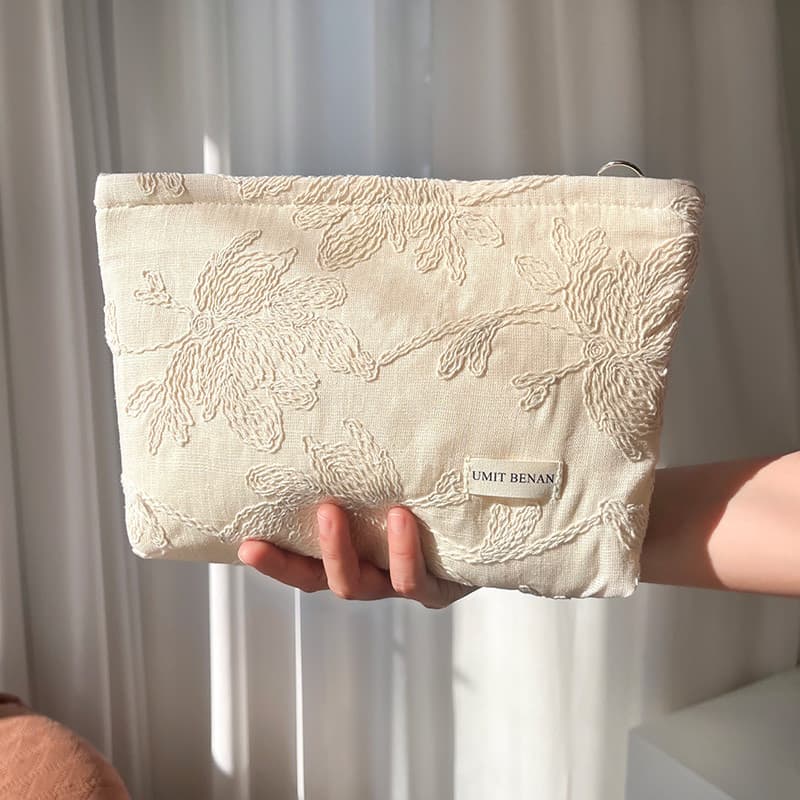 Saco cosmético feminino portátil pequeno saco novo saco de armazenamento de grande capacidade viagem Outing batom saco d