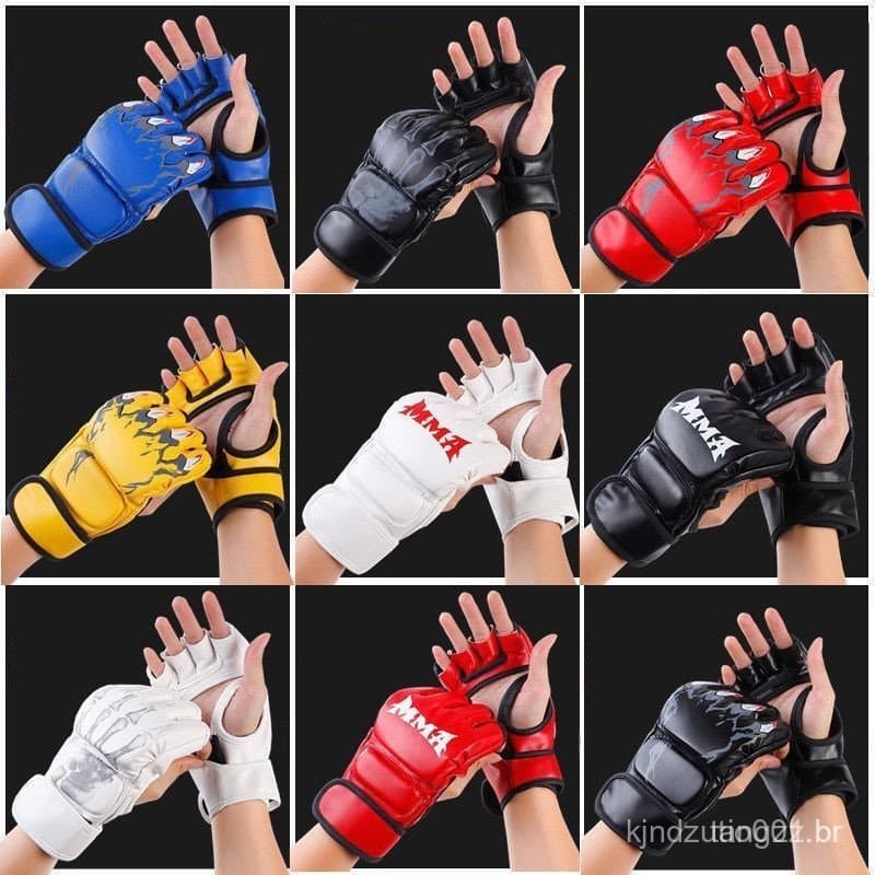 MMA Meio Dedo Adulto Boxe Treinamento Saco De Areia Luvas Unissex Crianças De Areia20250905