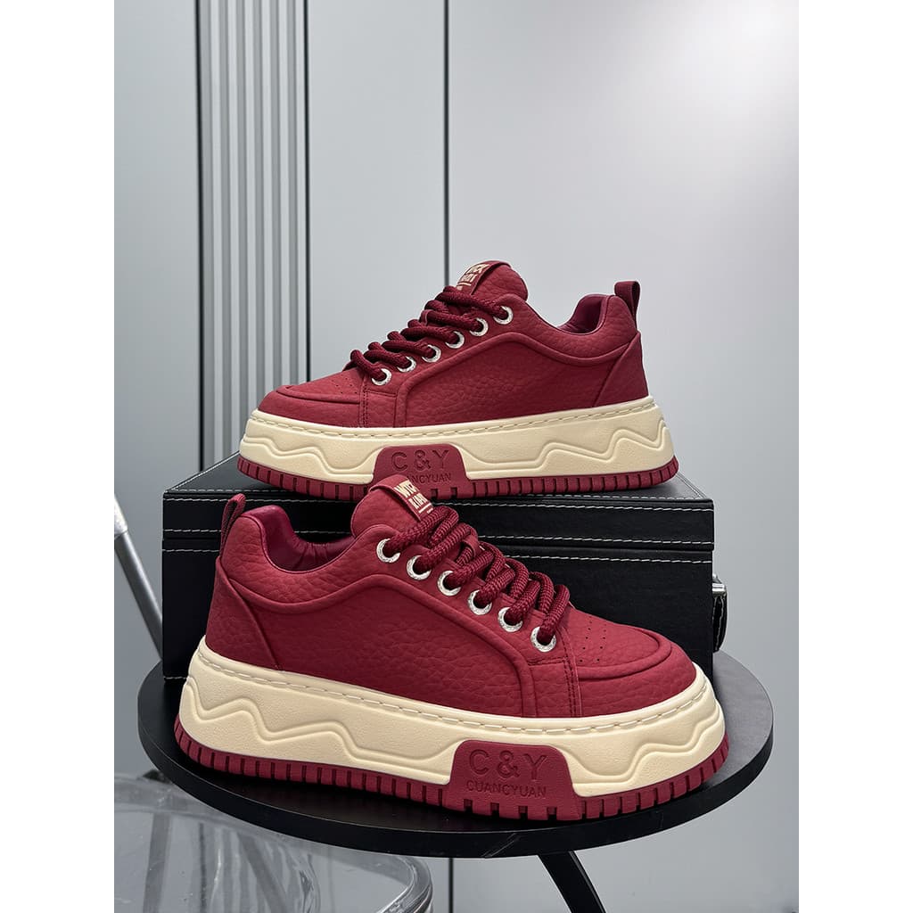 Street Wear sapatos masculinos 2026 primavera novo estilo Super quente tênis invisível 6CM aumento de altura interna sap