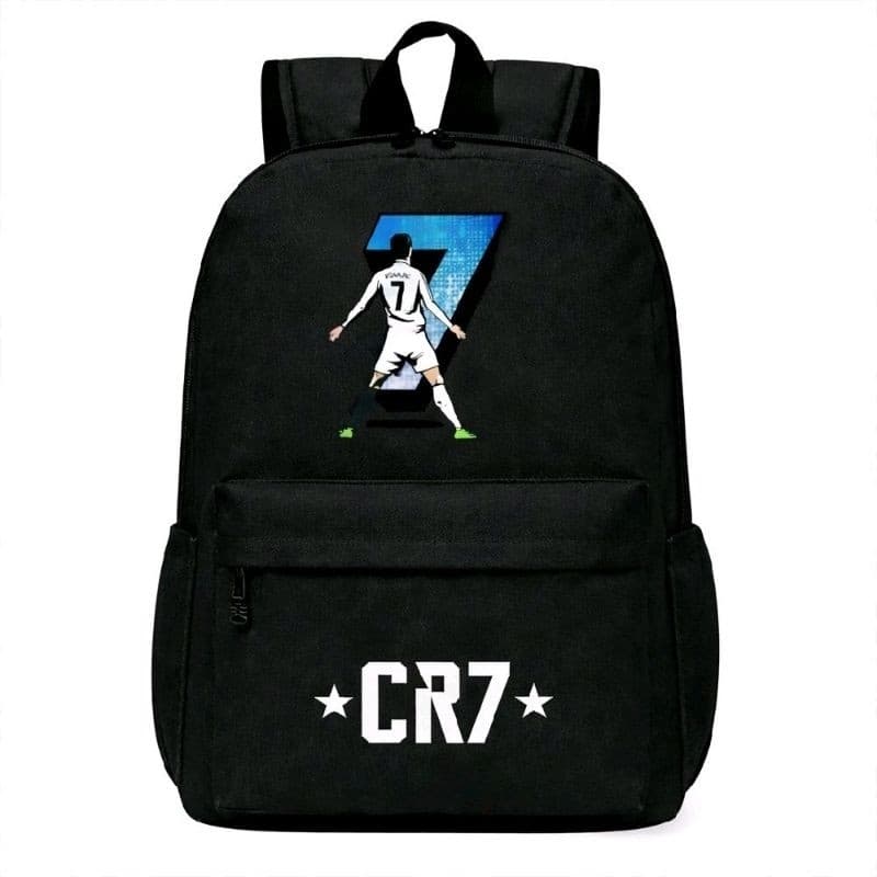 Mochila masculina CR7 Cristiano Ronaldo ideal para escola e uso diário com design esportivo 5 opções de estampas