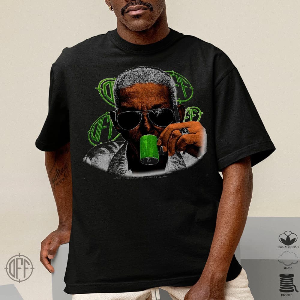 Camiseta Premium em Algodão Camiseta Basica cantor brasileiro Bezerra da silva Graphic Tee Unissex