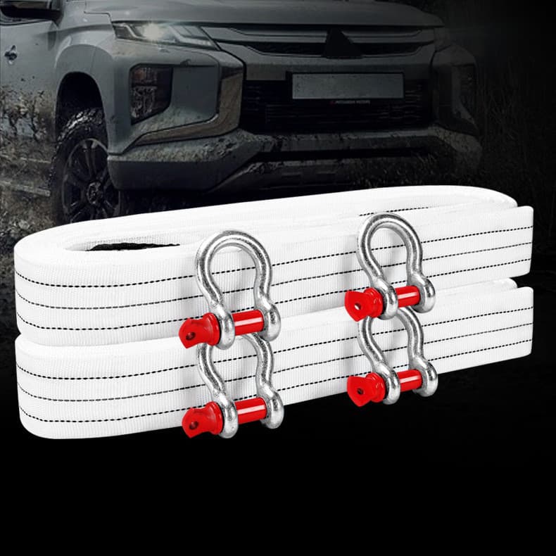 Estilingue de emergência para carro, corda de reboque, guindaste, estilingue, 30 toneladas, 9 metros, empilhadeira plana