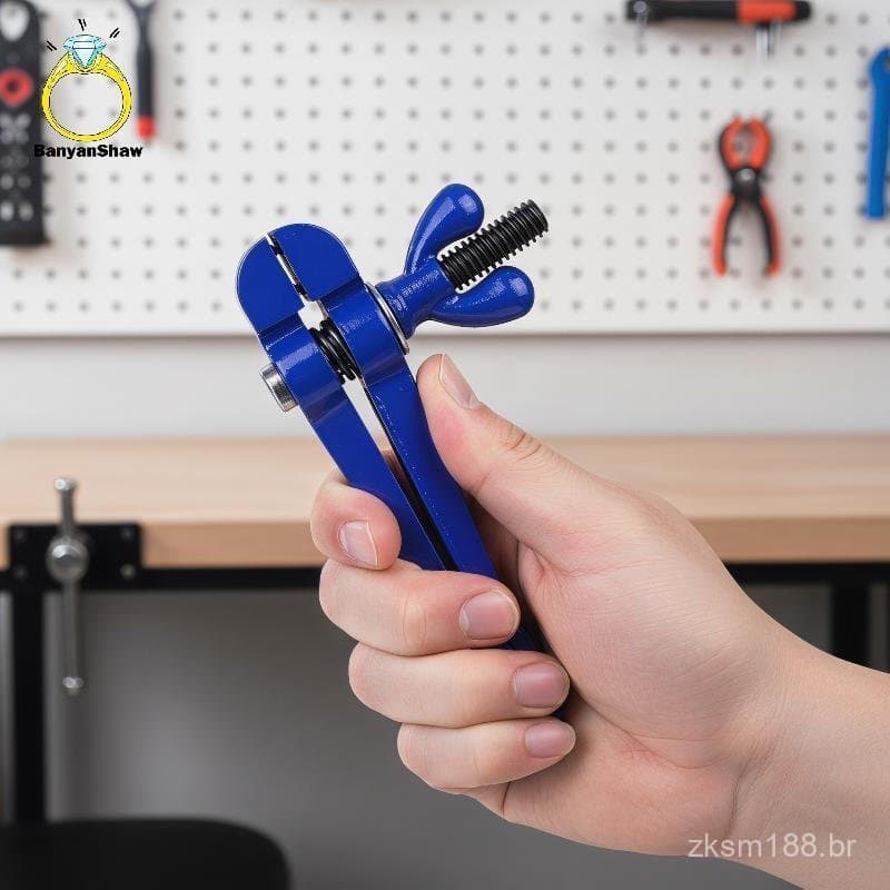 Morsa portátil durável, antiderrapante, com fixação segura, ferramenta de encanamento de alta qualidade.