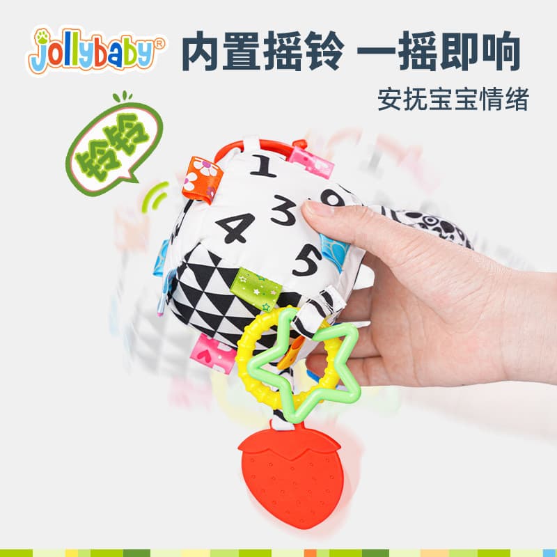 KidSpark carrinho de bebê torno pingente mordedor mastigar chocalho número do bebê geometria iluminação brinquedo atacad
