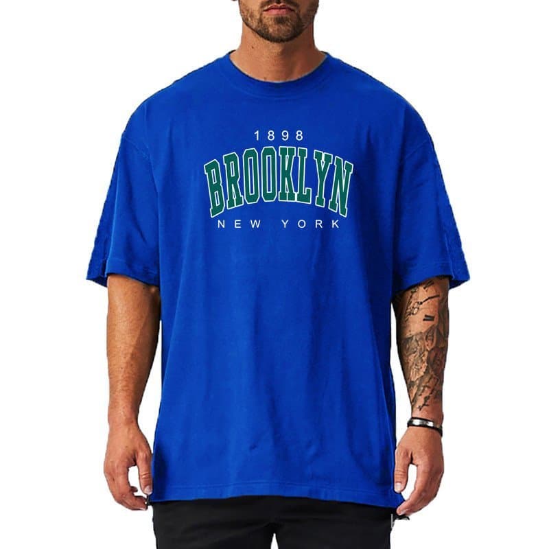 Roupas de Fitness Masculinas para o Verão, Camisetas Soltas para Musculação, Vestuário Casual para o Dia a Dia