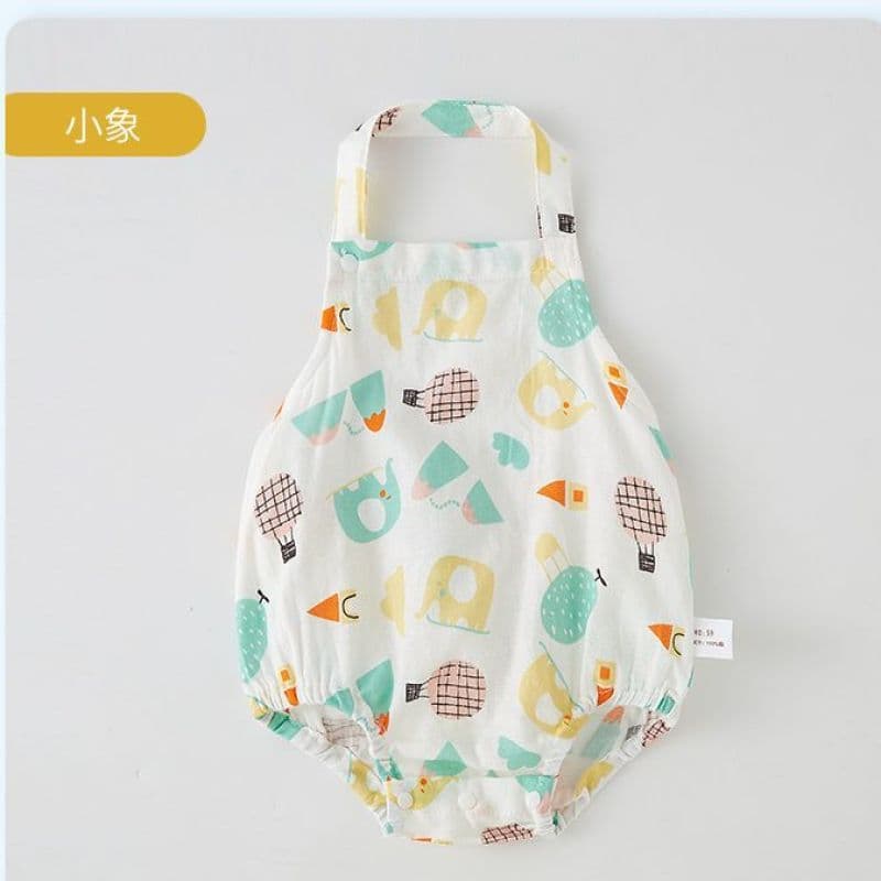 Bebê Anti-frio proteção da barriga do bebê bolso de barriga verão fino algodão gaze meninos meninas triângulo Bodysuit b