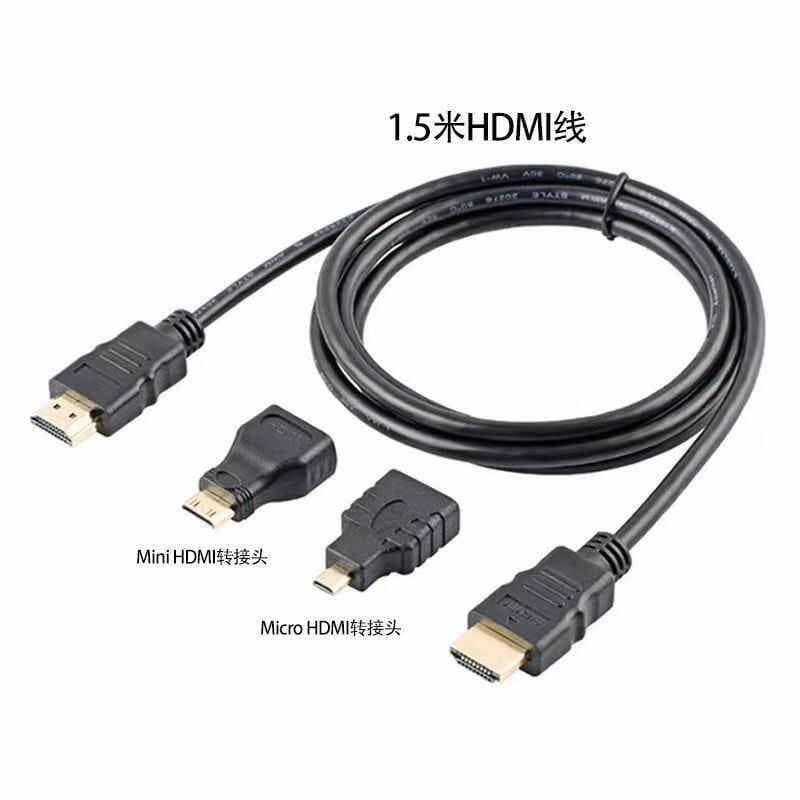 Câmera com cabo Mini HDMI HDMI para HDMI plana para grande