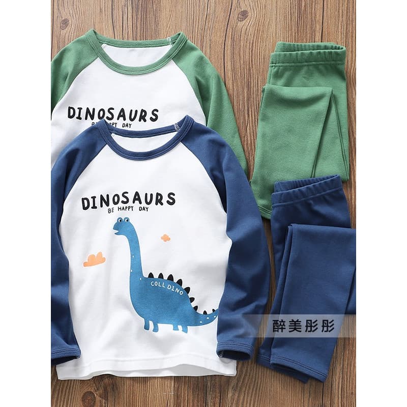 Outono inverno oferta especial roupas infantis meninos novo estilo conjunto de roupas íntimas para casa ~ crianças bebê