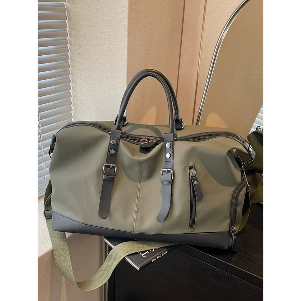 2026 bolsa de curta distância de grande capacidade, leve, portátil, viagem de negócios, moda, à prova d'água, Fitness, b