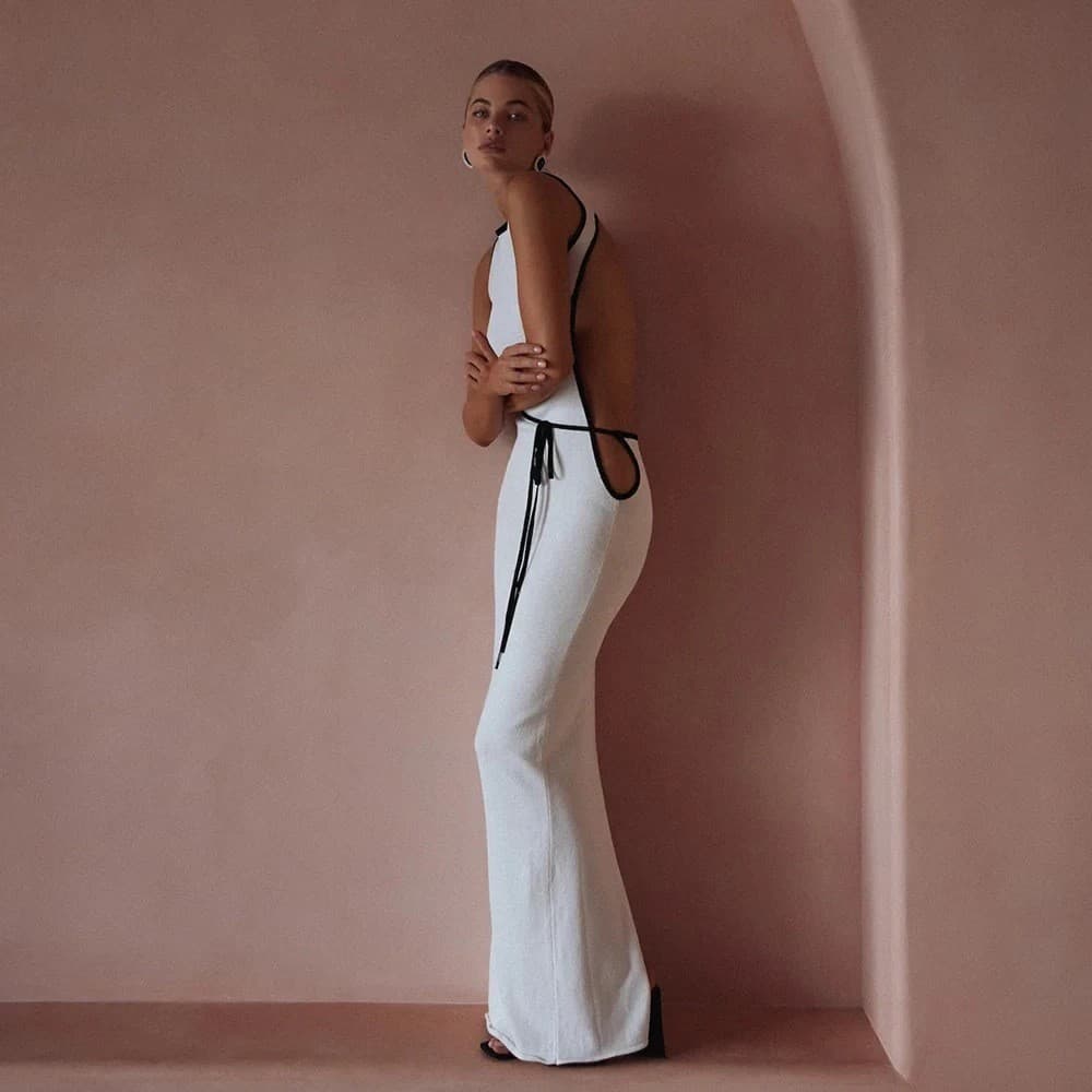 Maiô de uma peça para mulheres, biquíni feminino, roupa de banho com blocos de cor.