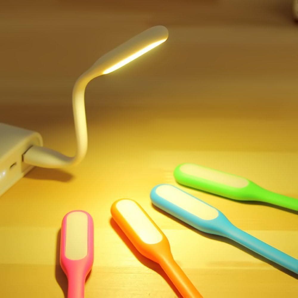 Luminária LED USB Flexível Portátil Para Notebook PC E Power Bank