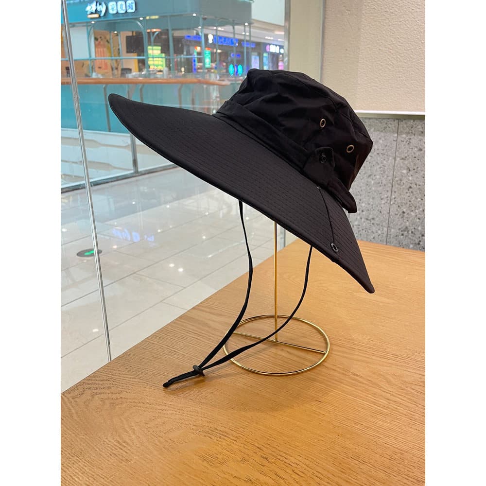 Verão grande borda balde chapéu masculino pára-sol protetor solar ao ar livre capa rosto Anti-ultravioleta pesca dobráve