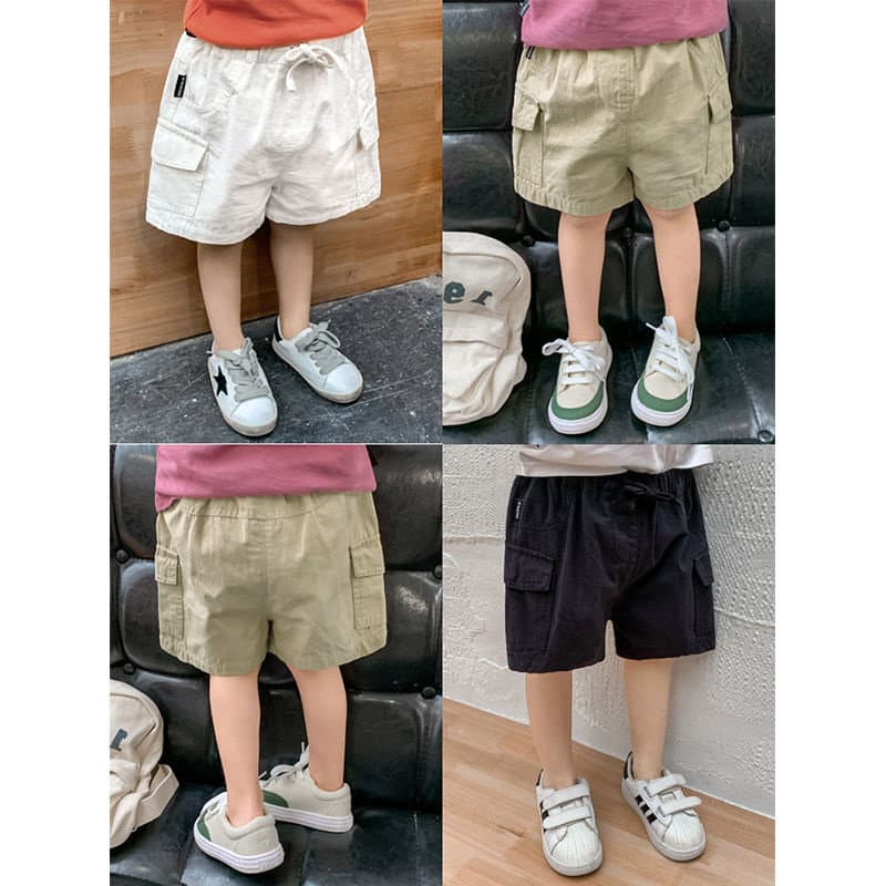 Meninos puro algodão Shorts gravata Casual roupas de verão fino solto calças de cinco pontos crianças bebê estilo corean