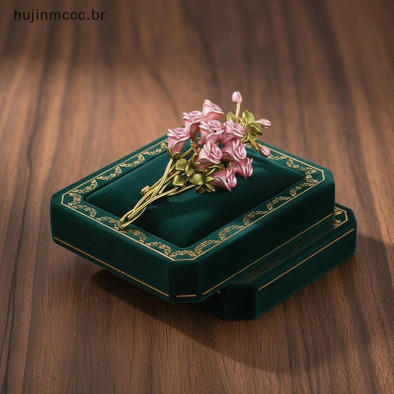 Huijin Lindo Broche De Rosa Esmaltado , Alfinetes De Buquê Para Mulheres , Joias Elegantes , Presente Floral br