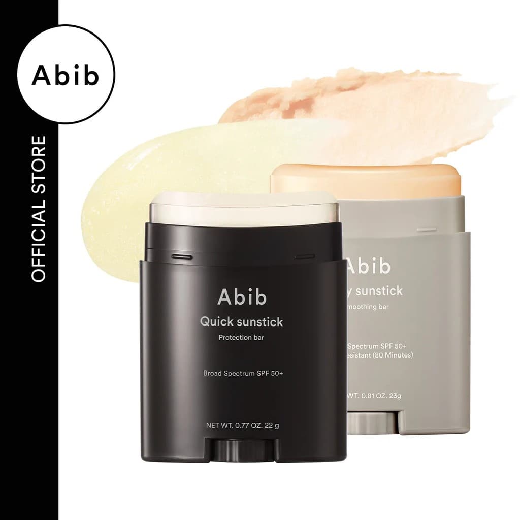 [AbibOfficial]Bastão Solar Refrescante Airy+ | Bastão Solar de Proteção Rápida｜Acabamento Brilhante e Fosco, Não Pegajos