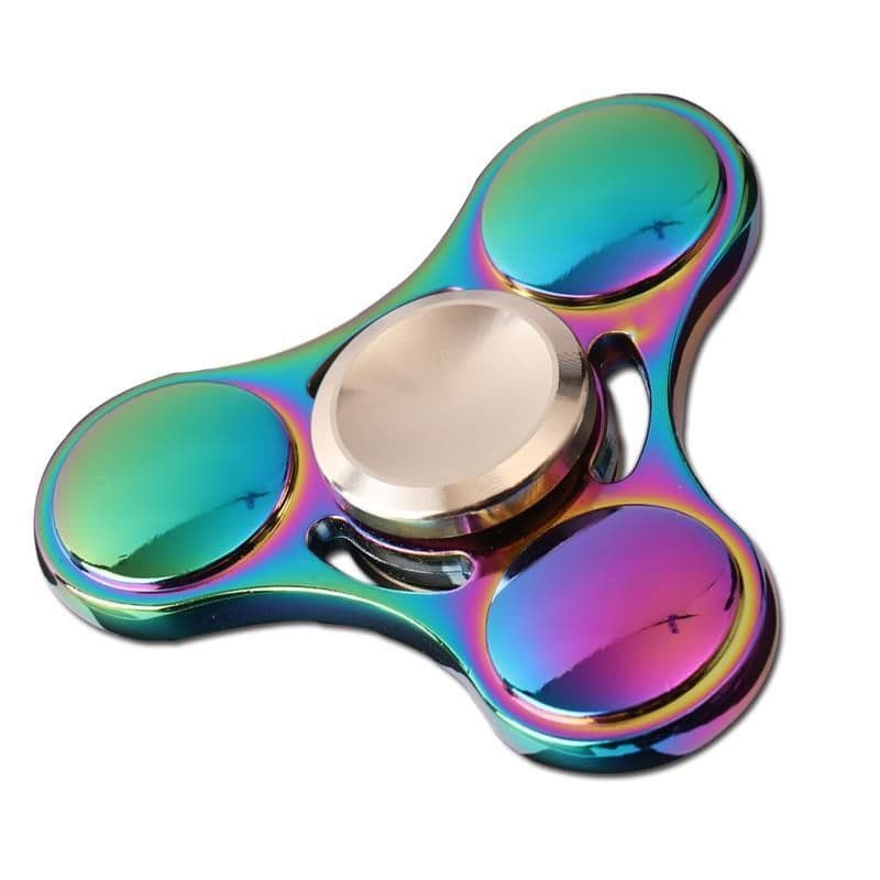 Finger Metal Boy Brinquedo Colorido Girador de Dedo para Alívio do Estresse Edição Limitada + Sem Caixa