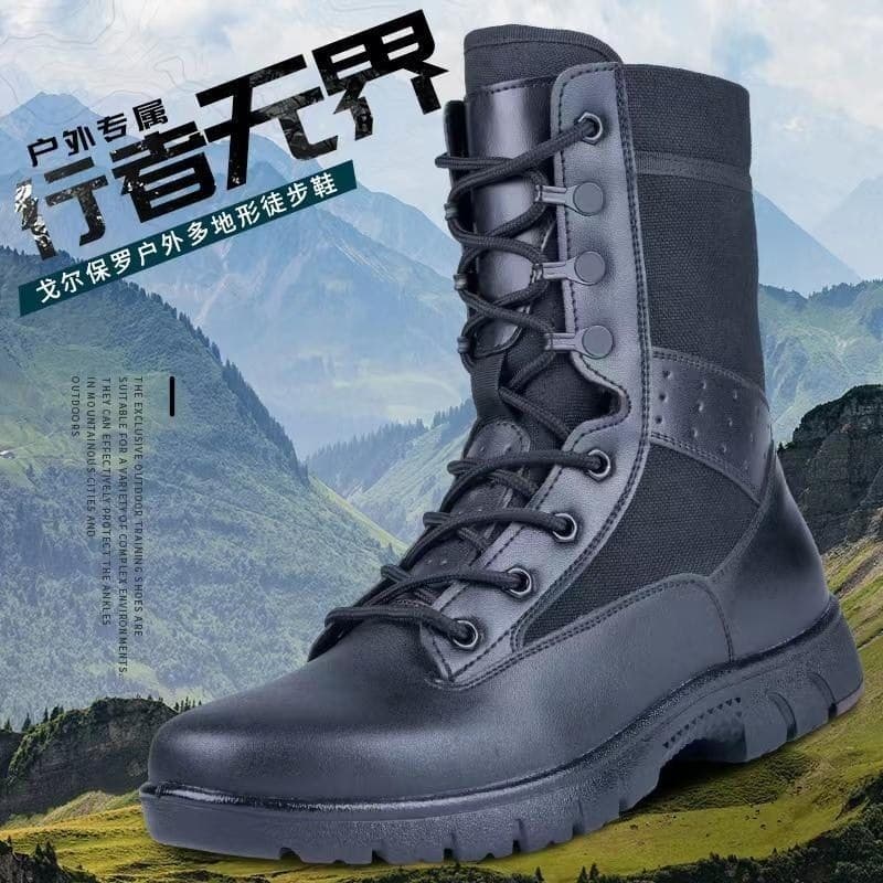Novo ao ar livre Ultra-leve resistente ao desgaste botas de combate das mulheres dos homens sapatos de segurança verão m
