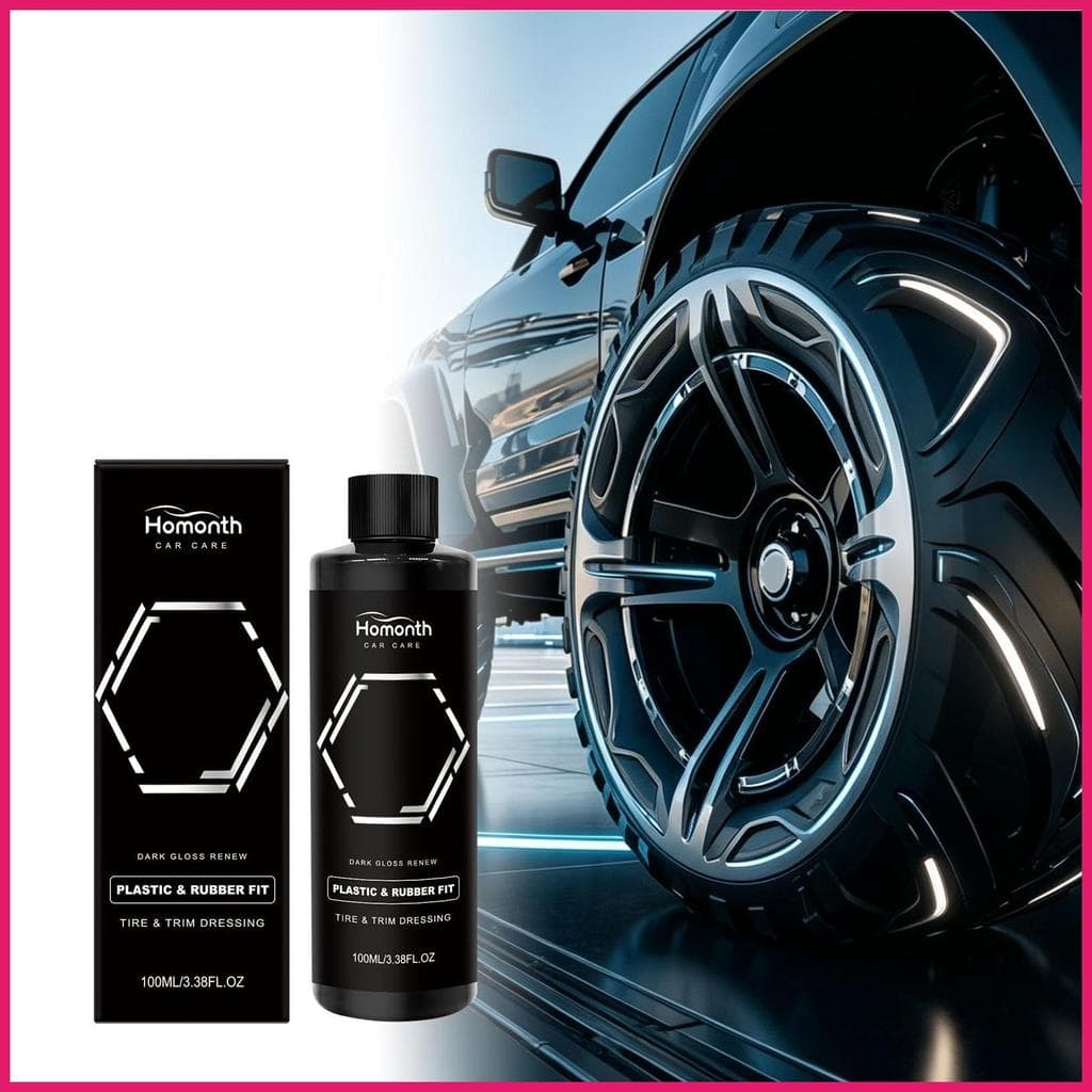 Restaurador De Guarnição De Carro 100ml Brilho Alto Proteção De Longa Duração Condicionador De Borracha Para Roda De Veí