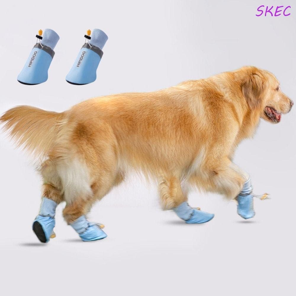 SKEC 4 Unidades/Conjunto Capa Grande Para Pés De Cachorro , Meias Respiráveis Ajustáveis Sapatos Calçados Macios Resiste