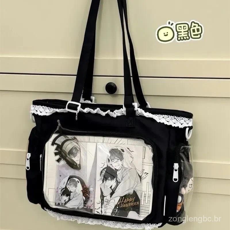 Ballet Menina Grande Apetite Itabag Japonês De Duas Dimensões Ombro Único Crossbody Saco Presente Para Amigos Bolsa Femi