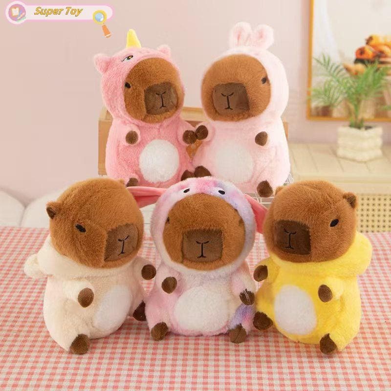SUPERTOY Brinquedo de Pelúcia de Capivara de Simulação de 22cm, Boneca de Pano, Capivara Anime Fofa, Macia e Quente 3Y5D