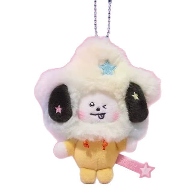 BTS Galaxy Series Tie-Dye Boneca de pelúcia Chaveiro Estudante Pingente Presente