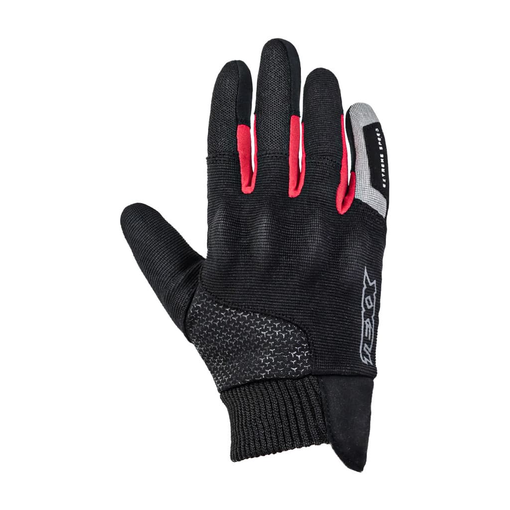 LUVA MOTO BIKE TEXX WAY PRETA VERMELHA TOUCH VIAGEM PROTETOR