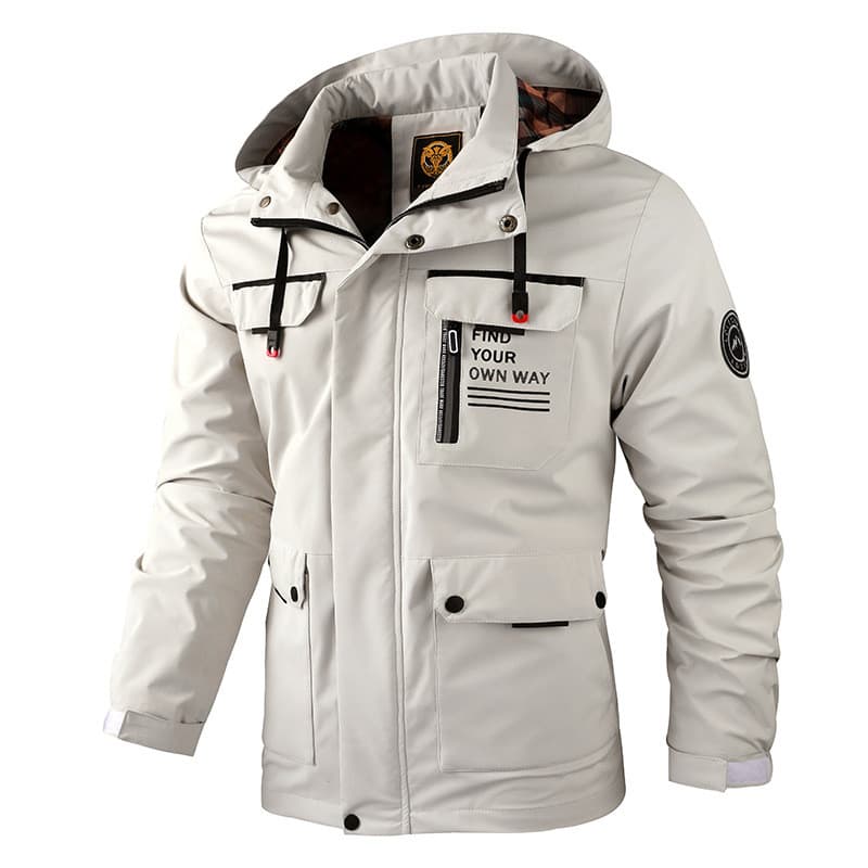 Jaqueta Casual masculina Parka casaco outono inverno com capuz jaqueta de berinjela jaqueta masculina cor sólida ao ar l
