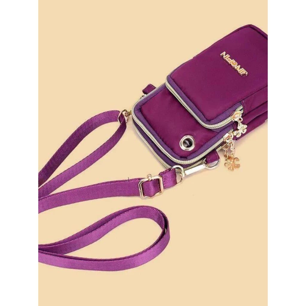 Novo estilo saco do telefone móvel feminino mensageiro Mini pequeno saco do telefone móvel pendurado pescoço saco de pan