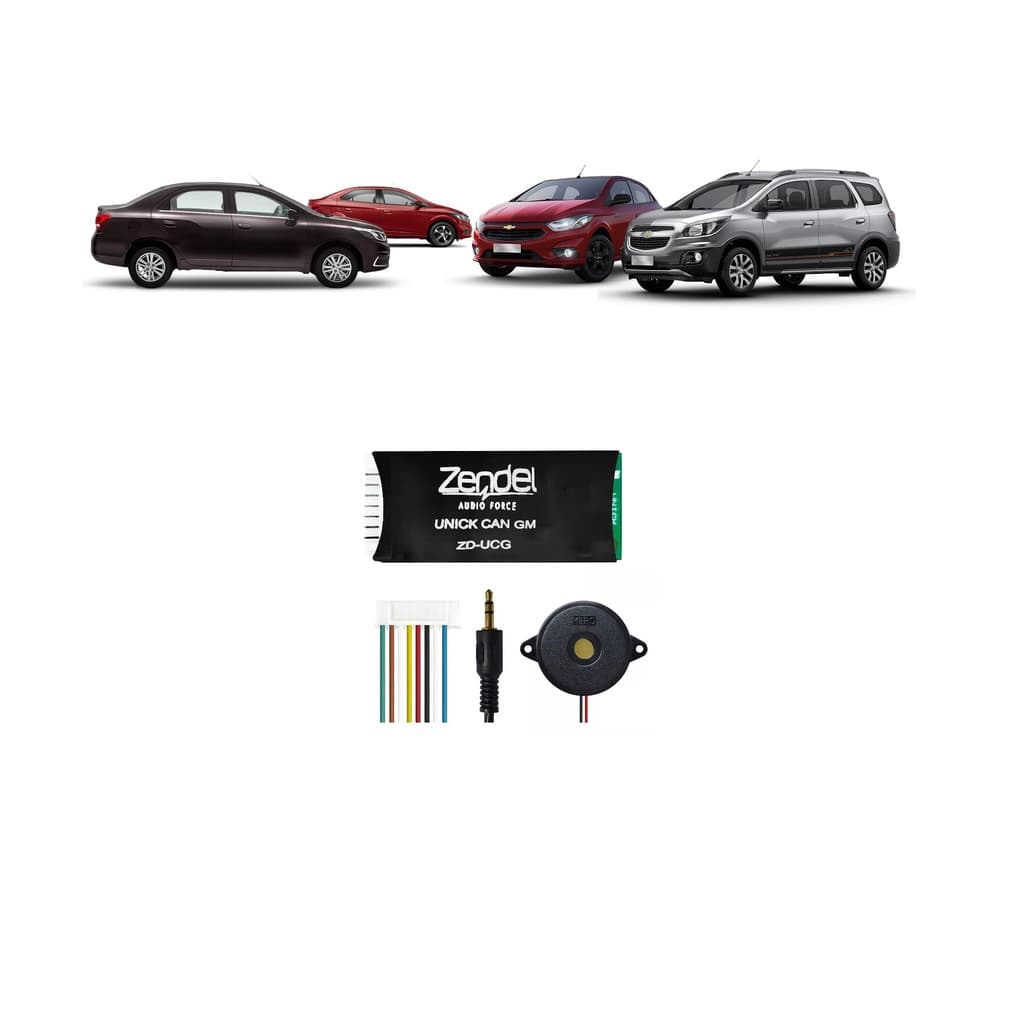Interface Comando Controle De Volante Captiva Onix Prisma Spin Cruze - Zendel Unick Can Gm