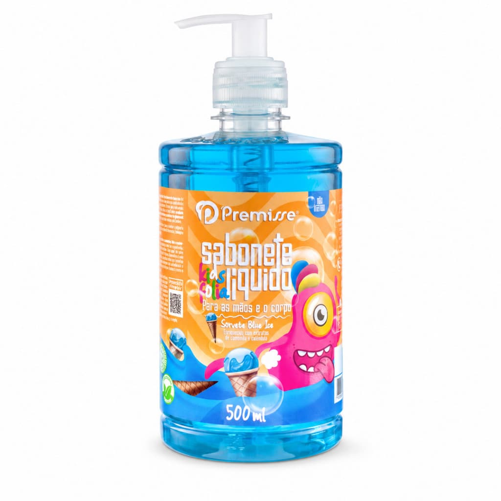 Sabonete Liquido Kids Sorvete Blue Ice 500ml Premisse