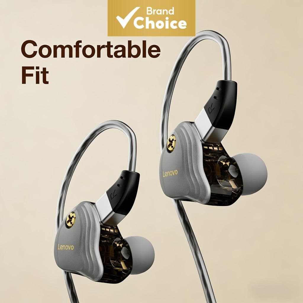 Fones De Ouvido Lenovo E18 Com Fio Para Jogos Interface De 3.5 Mm Aprimoramento De Graves Cancelamento De Ruído Microfon