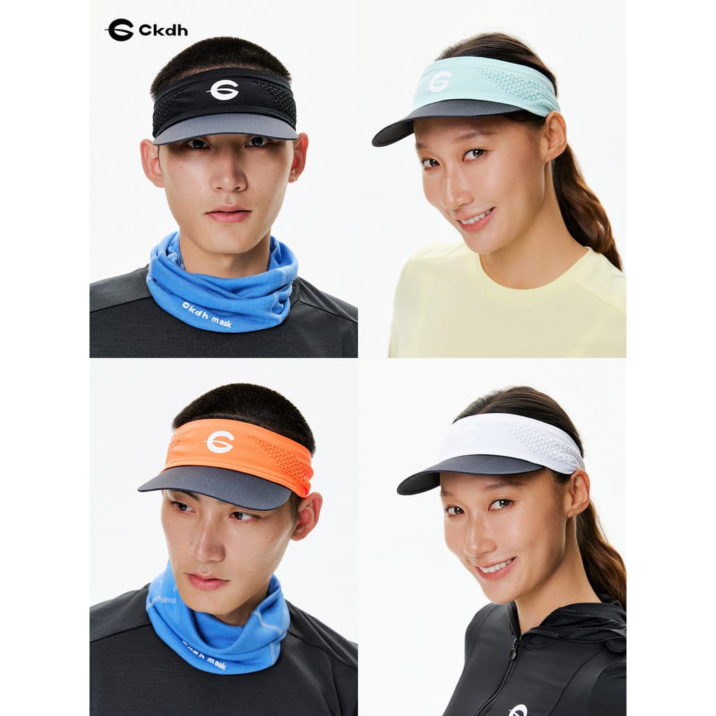 CKDH esportes tênis correndo chapéu 2026 verão novo estilo elástico bandana capuz pára-sol respirável oco chapéu superio