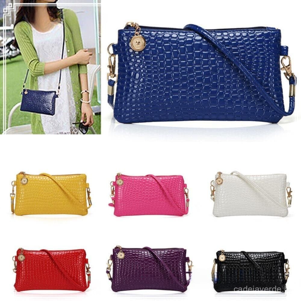 GARDENIA Sacos Femininos Carteiras Com Zíper Cross Body Messenger