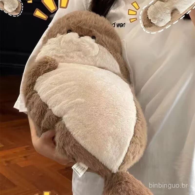 Almofada de Pelúcia de Alta Qualidade em Forma de Lontra, Presente Ideal para Homens e Mulheres RZO1