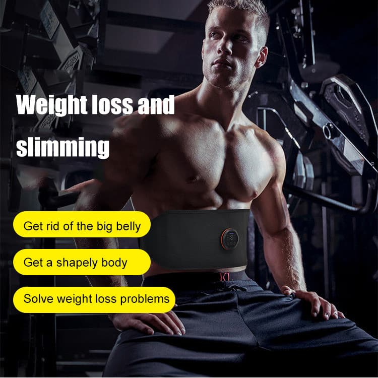[Fortaleça Seus Músculos] Tone Your Abs and Back with the Fitness Belt Cinto Fitness/Treinador Abdominal/Cinto EMS