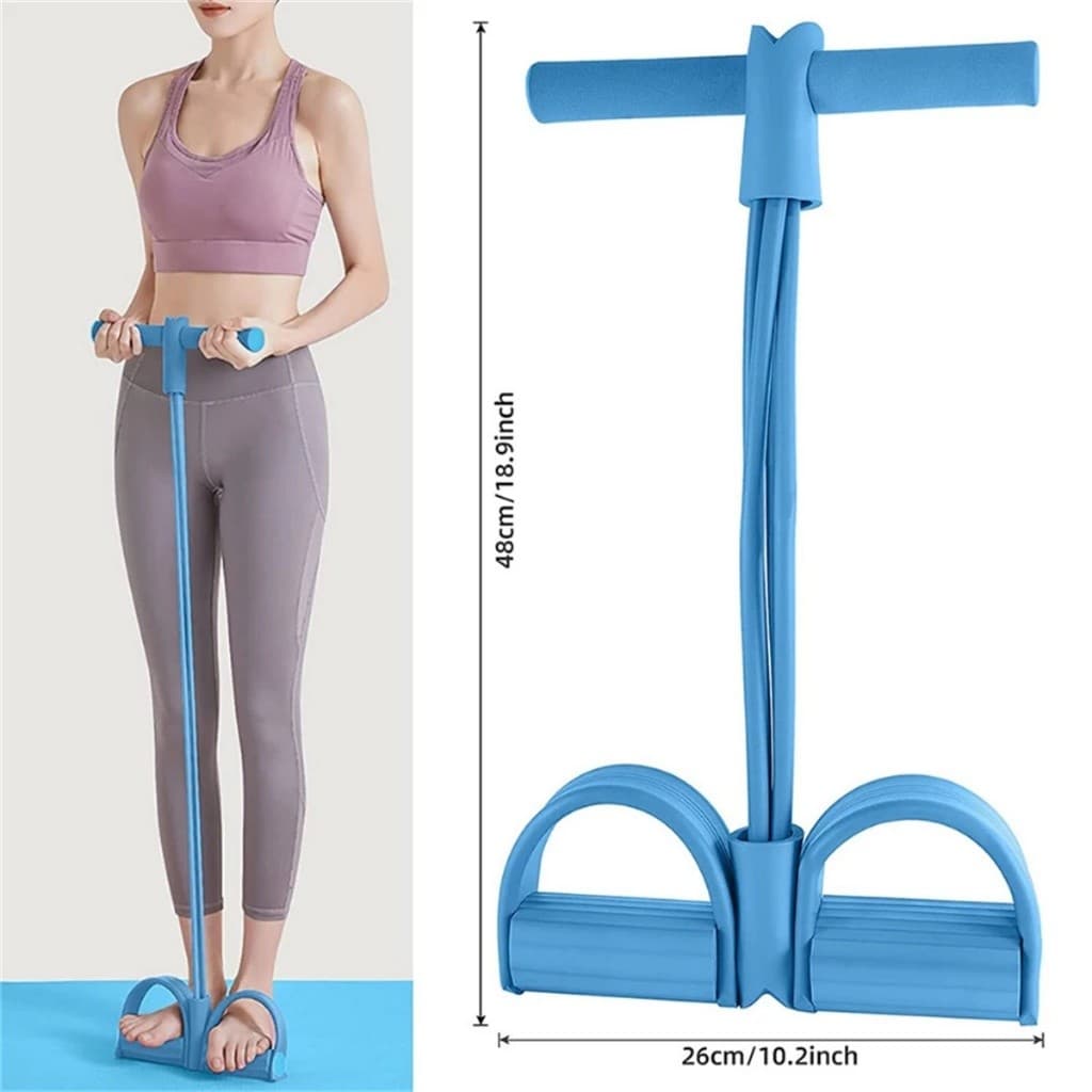 Elástico Extensor de Exercícios Pull Reducer Multi Função Academia Em Casa Uso Profissional