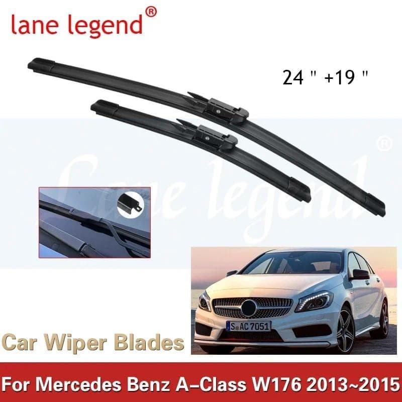 Para Mercedes Benz A-Class W176 2013 ~ 2015 Lâminas De Limpador De Carro Limpadores De Pára-Brisas A160 A180 A200 A45 20