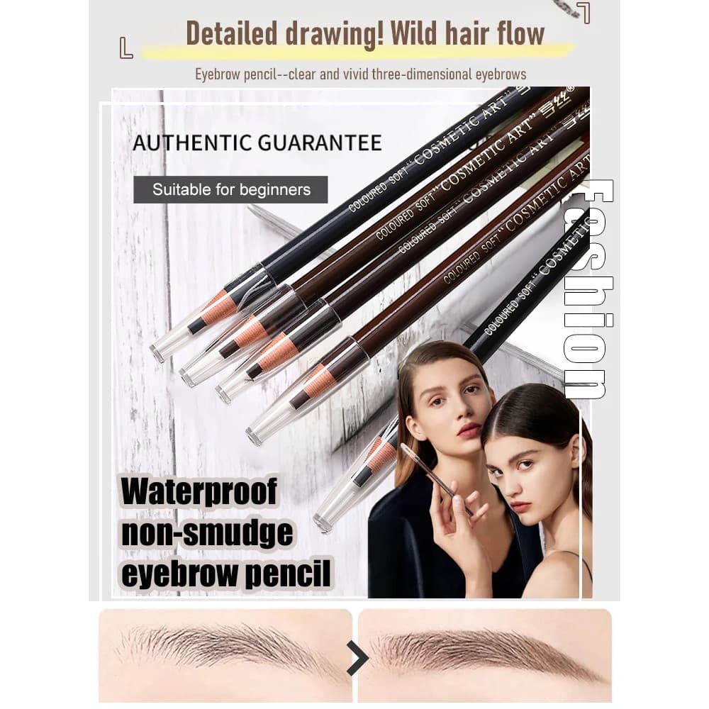 [Design Preciso] Chì Kẻ Lông Mày Chống Thấm Nước Và Chống Lem / Lápis de Sobrancelha/À Prova D'Água/Super Fino