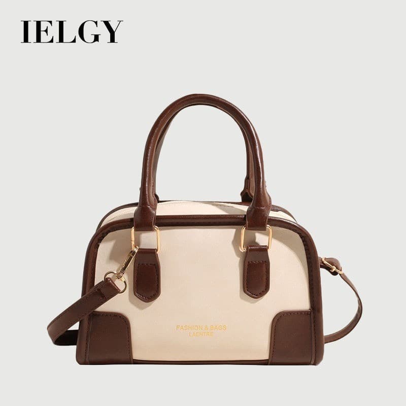 IELGY Simple Commuter Fashion Bolsa quadrada pequena retrô portátil de um ombro