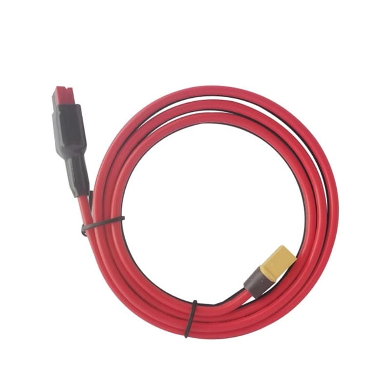 Cabo De Entrada De Armazenamento De Energia Yoo Com Extremidade Macho Para 45A Final Fio Estanhado De 1 m De Espessura C