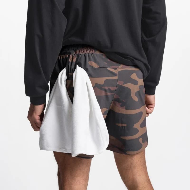 Shorts de Corrida Masculinos de Secagem Rápida, Shorts Esportivos para Jogging, Fitness, Treino, Academia, Shorts de Ver