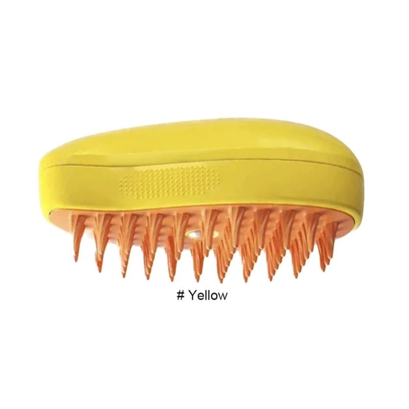 Escova A Vapor Tira Pelos Cachorro E Gato Spray Banho A Seco Massageadora Pet Recarregavel Usb