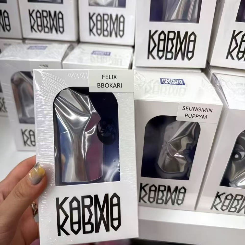 Stray Kids O 4o Álbum KARMA SKZOO Ver . (Bonecas Opcionais , Cartões Aleatoriamente)