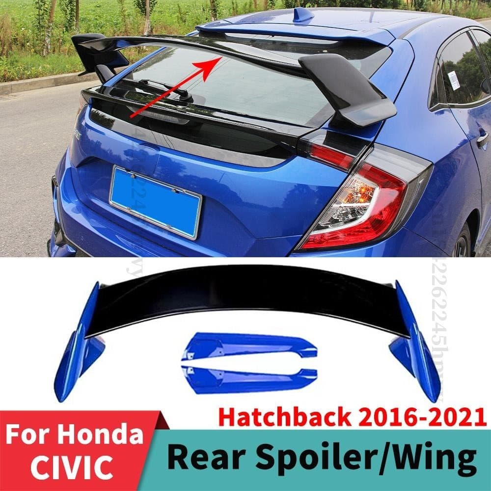 Divisor Modificado Defletor Peça De Reposição Corpo Kit Reequipamento Boot Lábio Spoiler Traseiro Asa Para Honda CIVIC H