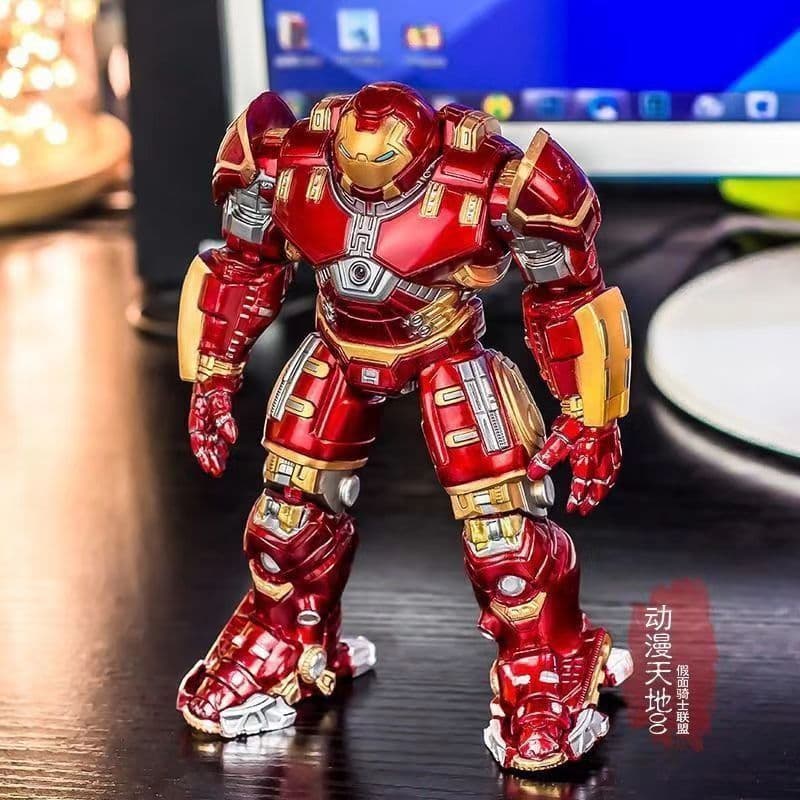 Homem de Ferro MK44 Avengers 4 Anti-Hulk Armored Joint Figura Móvel Modelo Boneca Decoração Brinquedo
