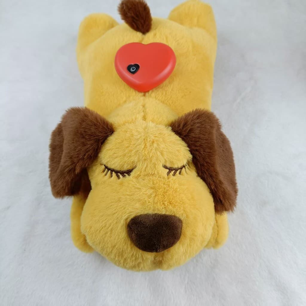 Brinquedos para cães batimento cardíaco aliviar o tédio acompanhando brinquedos para animais de estimação suprimentos ba