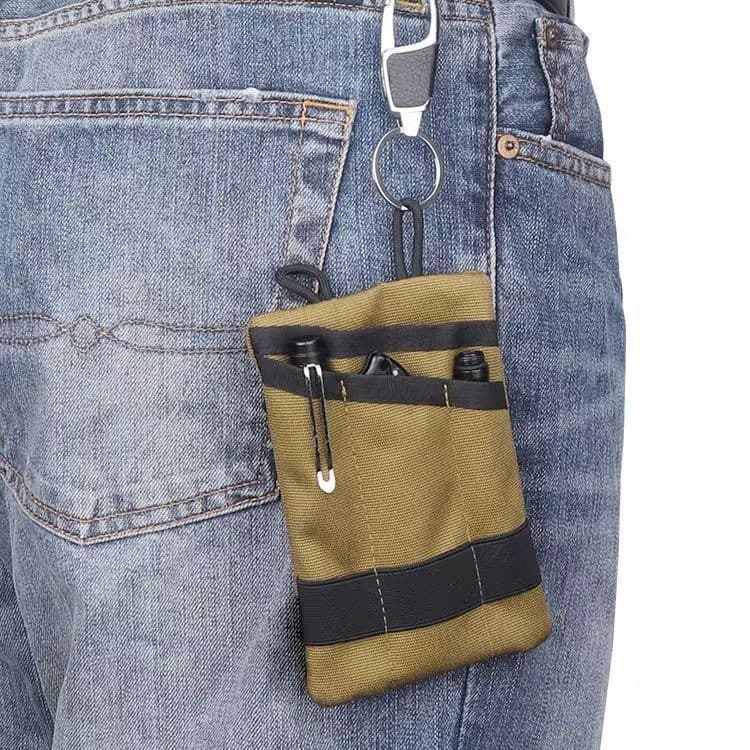 Bolsa de moedas tática titular do cartão de lona edc bolsa de armazenamento saco de armazenamento caso chave ao ar livre
