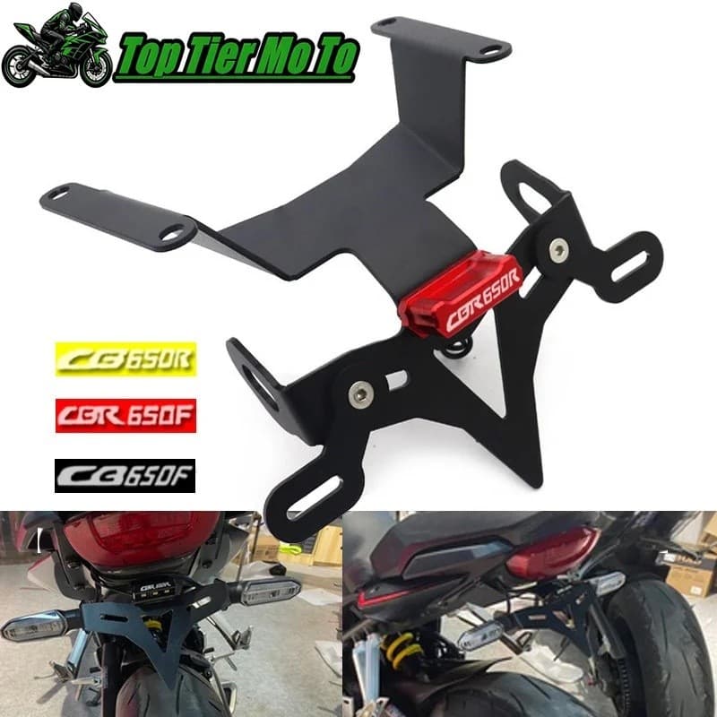 Para Honda CB650R CB650F CBR650R CBR650F CB 650R 650F CBR Acessórios Da Motocicleta Cauda Arrumado Fender Suporte Placa